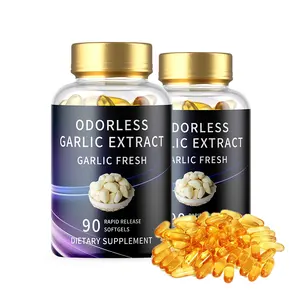 Vente en gros de gélules d'huile d'ail Offres Spéciales 500 Mg pour améliorer le système immunitaire Capsules de gélules d'huile d'ail