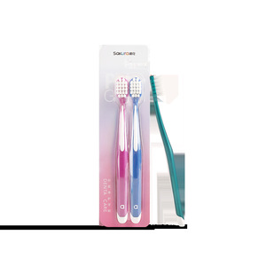 Sakura <b>Toothbrush</b> Soft Bristles Wide <b>Head</b> Adult Manual Tooth Care - Product Image 5