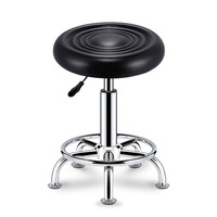 Tabouret de bar moderne et minimaliste, pivotant et réglable en hauteur, chaise pivotante pour la maison, tabouret de bar avec dossier, tabouret rond pour salon de beauté