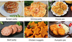 เครื่องทำก้อนเนื้อไก่ไฟฟ้าแบบอุตสาหกรรมเครื่องทำขนมขึ้นรูปขนมมันฝรั่งเนื้อทอดพาย - Product Image 3
