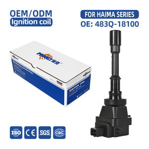 Bobine d'allumage MIKEY 483Q18100 pour Haima Aishang Family Fushida <span class=keywords><strong>Fuka</strong></span> Hongda Rongda Tengda Haixing Auto Parts TT11D - Product Image 1