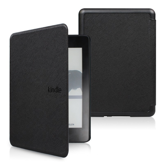 Cross Pattern Pu Leather Case for Kindle Paper White 7 2024 E-book Leather Protect case for Kindle Reader