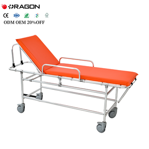 Trolley Bed Rumah Sakit Portabel Medis, Manual, Aluminium Alloy, Lipat, untuk Penyelamatan dan Pemindahan Pasien - Product Image 2