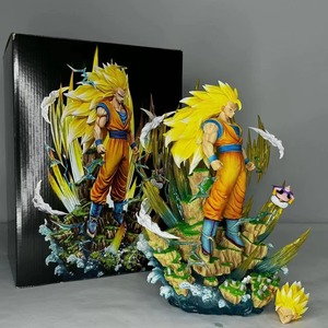 Nouvelle sortie 2024, figurine d'<span class=keywords><strong>action</strong></span> en résine Goku Saiyan de l'anime DBZ, jouet de collection pour garçons - Product Image 2