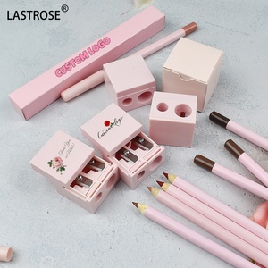 24 màu hồng môi lót không thấm nước lâu dài hai lỗ làm sắc nét bút chì nhãn hiệu riêng mờ công cụ mỹ phẩm sắc nét môi lót - Product Image 4