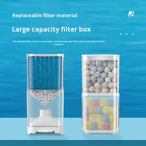 Filtro <span class=keywords><strong>para</strong></span> <span class=keywords><strong>Pecera</strong></span> <span class=keywords><strong>de</strong></span> Plástico 3 en 1, Bomba <span class=keywords><strong>de</strong></span> Aireación Silenciosa con Circulación y Succión <span class=keywords><strong>de</strong></span> Residuos, <span class=keywords><strong>Purificador</strong></span> <span class=keywords><strong>de</strong></span> <span class=keywords><strong>Agua</strong></span> - Product Image 4
