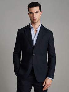 Costume d'Affaires de Luxe de Designer <span class=keywords><strong>Italien</strong></span> pour Hommes Veste et Pantalon à Col en V Personnalisés à la Mode de Luxe Vêtement de Costume pour <span class=keywords><strong>Homme</strong></span> de Grande Taille - Product Image 2