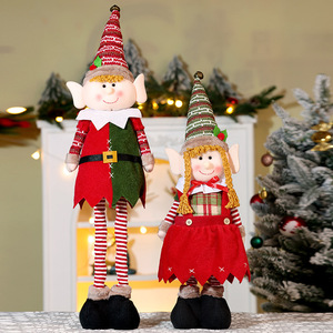 Décorations <span class=keywords><strong>de</strong></span> Noël Père Noël <span class=keywords><strong>Bonhomme</strong></span> <span class=keywords><strong>de</strong></span> <span class=keywords><strong>neige</strong></span> Renne Ornements <span class=keywords><strong>de</strong></span> Noël Bonne année Poupées <span class=keywords><strong>de</strong></span> Noël Décorations d'intérieur - Product Image 2