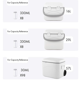 Nevera Portátil Aislada para Campamento de 16/29/57L con Porta Utensilios Integrado y Estantes para Especias - Product Image 2