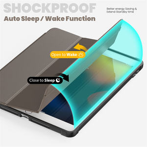 Para Oppo Pad 3 antiarañazos Flip Tablet cover PU + TPU Trifold bracket auto Sleep función Tablet case - Product Image 4