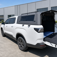 Vente directe d'usine, auvent en acier imperméable verrouillable avec fenêtre coulissante pour Ford Maverick, GMC Hilux, Ford F150, Tacoma