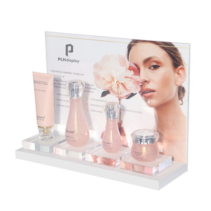 Cao cấp tùy chỉnh thiết kế trang điểm mỹ phẩm nước hoa hiển thị đứng Countertop Acrylic chăm sóc da hiển thị giá - Product Image 2