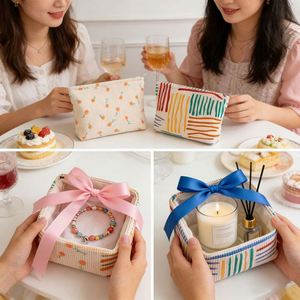 Wholesale Corduroy Cosmetic Bag Large Capacity Portable Makeup Brush & <b>Lipstick</b> Organizer - Product Image 3