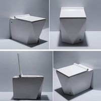 Toilette intelligente électrique monobloc avec bidet intégré