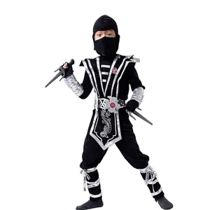 Enfants garçons Halloween Cosplay habiller jeu de rôle créations Ninja Kungfu Costume