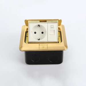 Boîtier de prise de sol en cuivre étanche IP44, prises EU 16A, norme européenne, mise à la terre, usage commercial et industriel - Product Image 3
