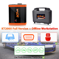 KT200II Versión Completa con Dongle Offline para Coche, Camión, Moto, Tractor, Barco, Modo R/W ECU Bench / OBD / BOOT / BDM / Jtag