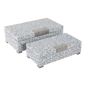 Scatola Decorativa con Motivo Costiero, Organizzatore per Gioielli, Contenitore per Ricordi, Decorazione per Casa e Soggiorno - Product Image 1