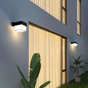 Lámpara de Pared LED de Doble Cabezal, Acrílica, Decorativa para Patio, Ideal para Iluminación Moderna en Jardines y Villas - Product Image 6
