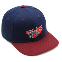 Gorra HOULIN de Fábrica de Gorras, con Letra Personalizada, Bordado Plano, Color Azul y Rojo, Ajustable, Moderna, para Cabezas Grandes, Estilo Hip-Hop, 100% Acrílica