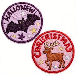 Parches Termoadhesivos Bordados Personalizados con Diseño de Flecha de Corazón del Zodiaco de Halloween en Rosa y Negro <span class=keywords><strong>para</strong></span> Decoración de <span class=keywords><strong>Ropa</strong></span>, Sombreros, Bolsos y Accesorios - Product Image 4