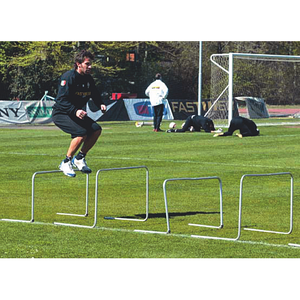 Hinged Foldable Hurdle Aluminium Adjustable Height 10-60Cm Agility Training Equipment - Product Image 1