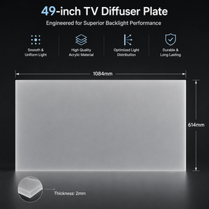 32 to 65Inch <b>TV</b> Light Diffuser Plate for <b>Backlight</b> System Repair and Screen Illumination Enhancement LCM Maintenance Replacement - Product Image 1