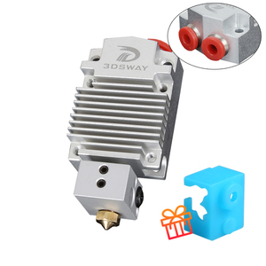 Kit de Extrusión Dual 3DSWAY para Impresora 3D, Hotend 2 en 1 con Salida V6 Volcano J-head, Boquilla de 1.75mm, Hot End Totalmente Metálico con Ventilador y Soporte - Product Image 1