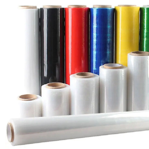 ฟิล์มยืดหด PE/LLDPE สีสำหรับอาหารเกรดโซ่เย็นพลาสติกยืดหดได้ฟิล์มห่อบรรจุภัณฑ์ขนาด20ไมครอน - Product Image 1