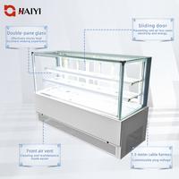 Vitrine réfrigérée commerciale de comptoir pour gâteaux, présentoir pour Tiramisu