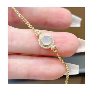 Xinfly 18k Gold Miami <b>Cuban</b> <b>Chain</b> <b>Link</b> Dainty Design Diamond Gem Stone Bracelet Trendy Charm Bracelets for Wedding or Gift - Product Image 1