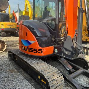 Miniexcavadora Hitachi ZX55 de Alta Calidad, de Segunda Mano, 5 Toneladas, Excavadora de Construcción, Motor Original, Caja de Cambios, Bomba de Engranajes, Núcleo - Product Image 2