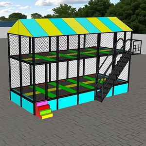 Aire de jeux intérieure pour enfants pour enfants, Grand parc de trampoline commercial, Équipement de parc de trampoline intérieur de conception personnalisée - Product Image 1