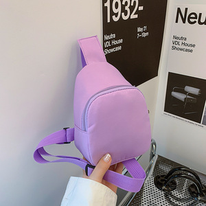 Wholesale Little Girls 2026 <b>Nylon</b> Cross Body <b>Bag</b> Solid Color Light Weight Reducing Small Single <b>Shoulder</b> Outdoor <b>Bag</b> - Product Image 2