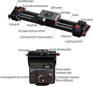 Deslizador de cámara eléctrica IFOOTAGE, rastreador deslizante de fotografía motorizado de 33 pulgadas, Motor silencioso, videocámara, seguimiento de grabación de vídeo <span class=keywords><strong>Follo</strong></span> - Product Image 2