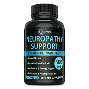 Cápsulas de Apoyo para la Neuropatía OEM, Ácido Alfa Lipoico, Vitaminas <span class=keywords><strong>B</strong></span>, 60 Unidades, Suplementos Dietéticos para la Salud Nerviosa, Antioxidante, Metabólico - Product Image 1