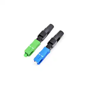 SC Fast Connector Field Quick Assembly SC APC UPC Fiber Optic Connector for FTTH Fiber Optic