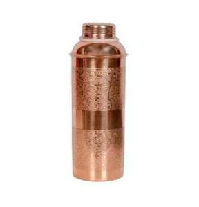 High on Demand Copper <b>Water</b> <b>Bottle</b> with Lid Double Wall Large Capacity for Travel <b>Sports</b> Yoga & Gym Use - Product Image 6