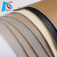 Tissu en similicuir PU pour canapé, tissu en polyester, cuir synthétique PU 0,7 mm