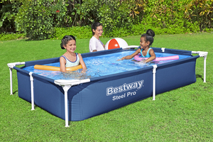 <span class=keywords><strong>Bestway</strong></span> 56401 <span class=keywords><strong>Piscine</strong></span> pour enfants portable pour la famille <span class=keywords><strong>Bestway</strong></span> <span class=keywords><strong>Piscine</strong></span> hors sol rectangulaire en <span class=keywords><strong>acier</strong></span> Pro avec matériau en PVC - Product Image 6
