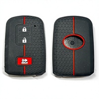 Étui de clé de voiture en silicone durable de haute qualité pour Toyota C-HR, protection intégrale, design nid d'abeille