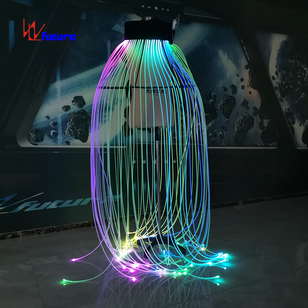 ชุดแมงกะพรุนนำแสง,  อุปกรณ์ประกอบฉากนำแมงกะพรุนไฟเบอร์ออปติกชุดนักเต้นบนเวทีสำหรับผู้ใหญ่ใส่ได้ทั้งชายและหญิง|  Alibaba.com