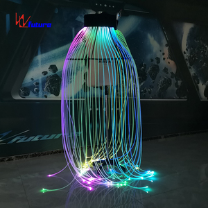 Accessoires de scène en fibre optique, costumes de méduses lumineux à LED, costumes de méduses à LED pour la scène, vêtements de danse pour adultes unisexes - Product Image 1