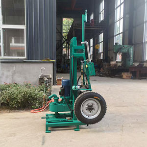 Gemakkelijk te bedienen draagbare rotatiekop kleine mini hydraulische hef-elektrische boormachine waterputboorinstallatie - Product Image 2