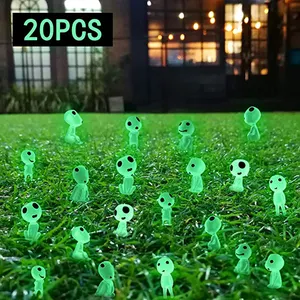 DS HOT Glow in Dark Tree Elves Fairy 20Pcs Princess Mononoke Luminous Ghost Micro Landscape Garden Decoration for Outdoor