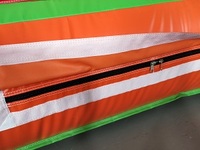 Vente flash - Château gonflable commercial pour fête dansante, 4x4m, capacité 10 enfants, matériau PVC