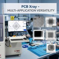 Nueva Máquina de Inspección por Rayos X, Equipo de Prueba de Soldadura de PCB SMT BGA, Wisdomshow S7200 con Función de Recogida y Colocación, 1 Año de Garantía