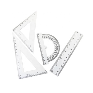 BECOL Promotional 15cm Plastic <strong>Ruler</strong> Set Student Maths Geometry Set <strong>Squares</strong> Triangle <strong>Ruler</strong> Protractor For School