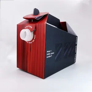中国供应商制造环保廉价的一次性纸型咖啡盒分配器96盎司咖啡去饮料袋