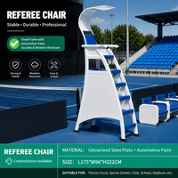 Banco para Jugadores de Tenis, Resistente, de Acero Galvanizado, Respaldo Perforado, Resistente a los Rayos UV, Banco de Descanso para Deportes al Aire Libre